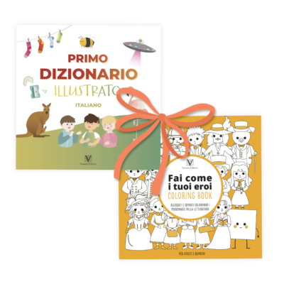Bundle Primo dizionario illustrato + Coloring book Fai come i tuoi eroi